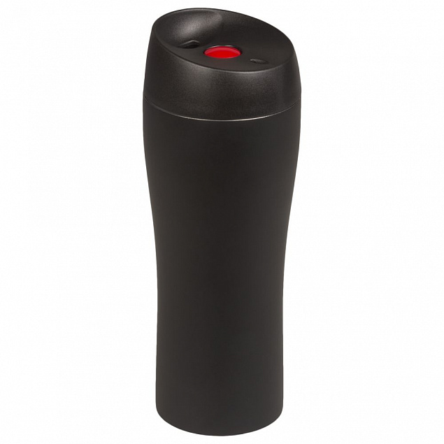 Термостакан Solingen, вакуумный, герметичный, черный с логотипом в Москве заказать по выгодной цене в кибермаркете AvroraStore