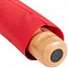 Зонт складной OkoBrella, красный с логотипом  заказать по выгодной цене в кибермаркете AvroraStore