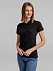 Рубашка поло женская Neptune, черная с логотипом в Москве заказать по выгодной цене в кибермаркете AvroraStore