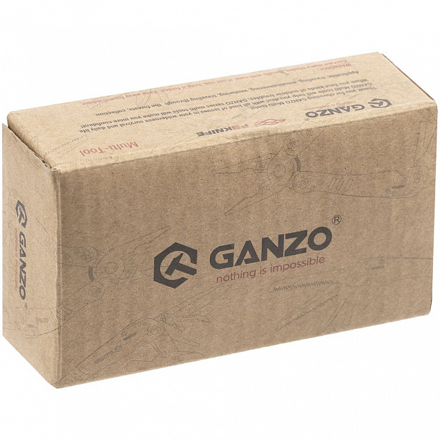 Мультитул Ganzo G104, серебристый с логотипом в Москве заказать по выгодной цене в кибермаркете AvroraStore