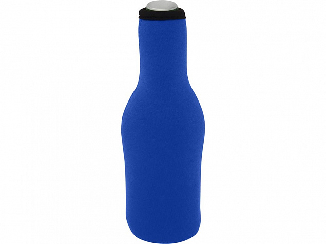 Fris Рукав-держатель для бутылок из переработанного неопрена , синий с логотипом в Москве заказать по выгодной цене в кибермаркете AvroraStore