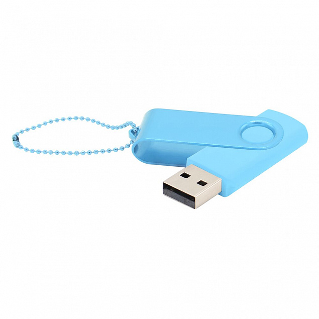 Флешка Designer To Go 3.0 USB 64Gb, голубой с логотипом в Москве заказать по выгодной цене в кибермаркете AvroraStore