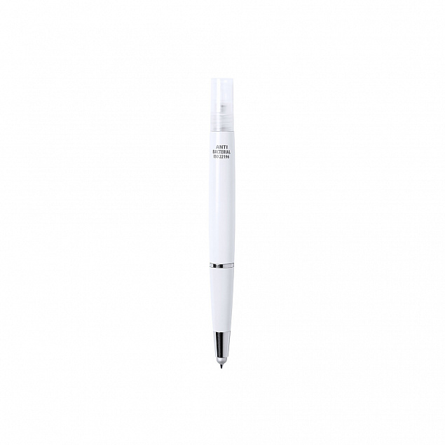 Ручка-спрей 3 мл из антибактериального пластика со стилусом с логотипом в Москве заказать по выгодной цене в кибермаркете AvroraStore