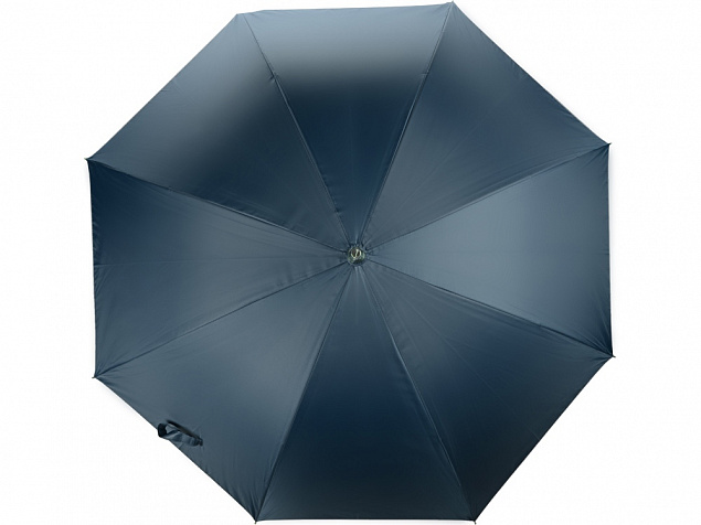 Зонт-трость полуавтомат Майорка, синий/серебристый с логотипом в Москве заказать по выгодной цене в кибермаркете AvroraStore