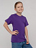 Футболка детская T-Bolka Kids, фиолетовая с логотипом в Москве заказать по выгодной цене в кибермаркете AvroraStore