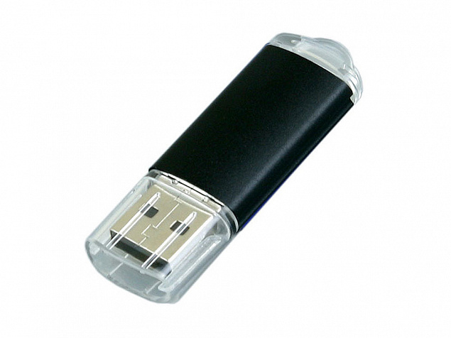 USB 3.0- флешка на 128 Гб с прозрачным колпачком с логотипом в Москве заказать по выгодной цене в кибермаркете AvroraStore