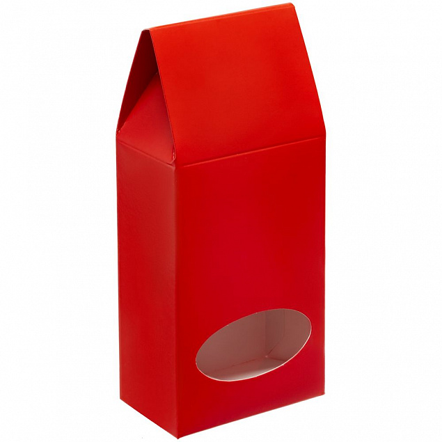 Коробка с окном English Breakfast, красная с логотипом в Москве заказать по выгодной цене в кибермаркете AvroraStore