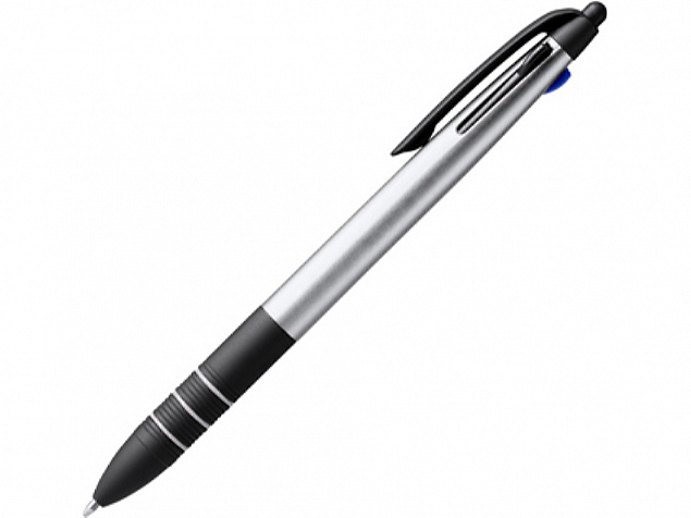 Ручка пластиковая шариковая SANDUR с чернилами 3-х цветов с логотипом в Москве заказать по выгодной цене в кибермаркете AvroraStore