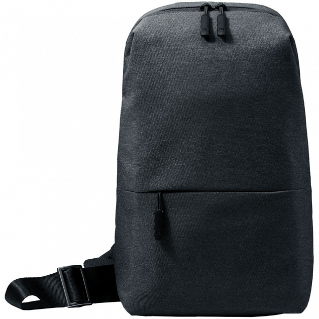 Рюкзак на одно плечо Mi City Sling Bag, темно-серый с логотипом в Москве заказать по выгодной цене в кибермаркете AvroraStore