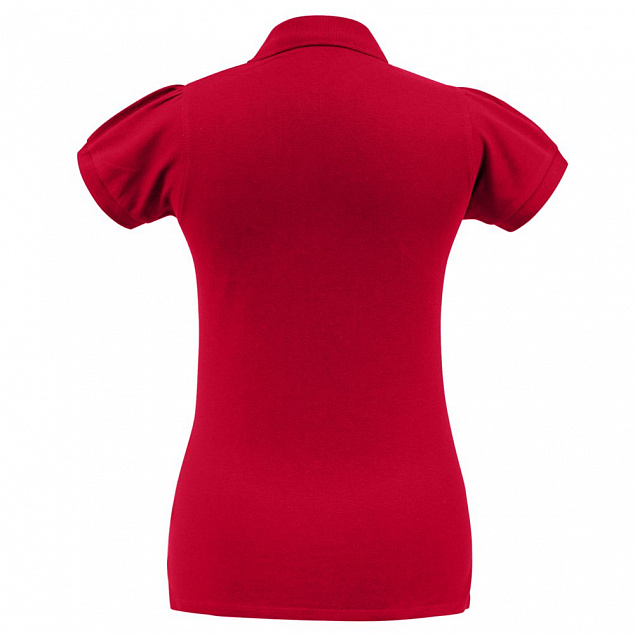 Рубашка поло женская Heavymill красная с логотипом в Москве заказать по выгодной цене в кибермаркете AvroraStore