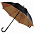 Зонт-трость Downtown, черный с зеленым с логотипом в Москве заказать по выгодной цене в кибермаркете AvroraStore