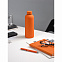 Термобутылка вакуумная герметичная Prima, оранжевая с логотипом  заказать по выгодной цене в кибермаркете AvroraStore