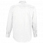 Рубашка мужская с длинным рукавом BEL AIR, белая с логотипом в Москве заказать по выгодной цене в кибермаркете AvroraStore