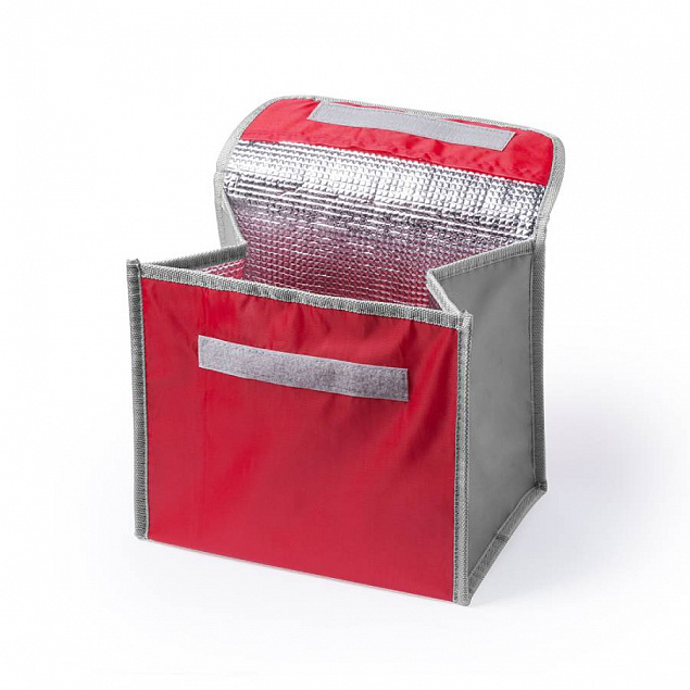 Набор термосумка и ланч-бокс PARLIK, красный, 26 x 22 x 18 cm, полиэстер 210D с логотипом в Москве заказать по выгодной цене в кибермаркете AvroraStore