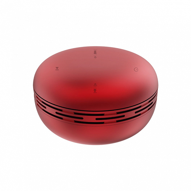 Беспроводная Bluetooth колонка Burger Inpods TWS софт-тач - Красный PP с логотипом в Москве заказать по выгодной цене в кибермаркете AvroraStore