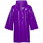 Дождевик-плащ CloudTime, фиолетовый с логотипом в Москве заказать по выгодной цене в кибермаркете AvroraStore