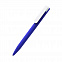Ручка пластиковая Mira Soft софт-тач, синяя-S с логотипом в Москве заказать по выгодной цене в кибермаркете AvroraStore