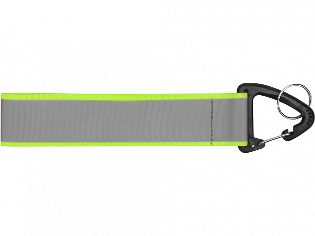 Светоотражающий брелок Reflector, серебристый/зеленый с логотипом в Москве заказать по выгодной цене в кибермаркете AvroraStore