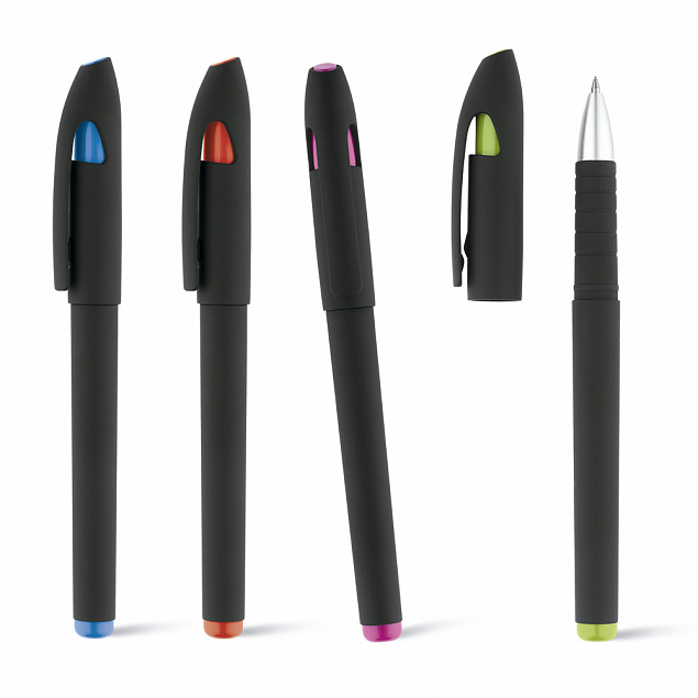 Ручка с покрытием Soft Touch SPACIAL  с логотипом в Москве заказать по выгодной цене в кибермаркете AvroraStore
