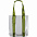 Шоппер Clear Fest, прозрачный серый с зелеными ручками с логотипом в Москве заказать по выгодной цене в кибермаркете AvroraStore