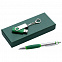 Набор Notes: ручка и флешка 8 Гб, зеленый с логотипом в Москве заказать по выгодной цене в кибермаркете AvroraStore
