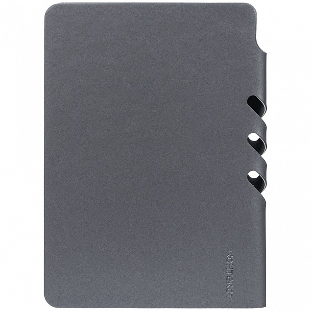 Ежедневник Flexpen Mini, недатированный, серый с логотипом  заказать по выгодной цене в кибермаркете AvroraStore