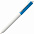 Ручка шариковая Hint Special, белая с синим с логотипом в Москве заказать по выгодной цене в кибермаркете AvroraStore