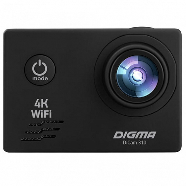 Экшн-камера Digma DiCam 310, черная с логотипом в Москве заказать по выгодной цене в кибермаркете AvroraStore