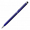 Шариковая ручка Touch Tip, синяя с логотипом в Москве заказать по выгодной цене в кибермаркете AvroraStore
