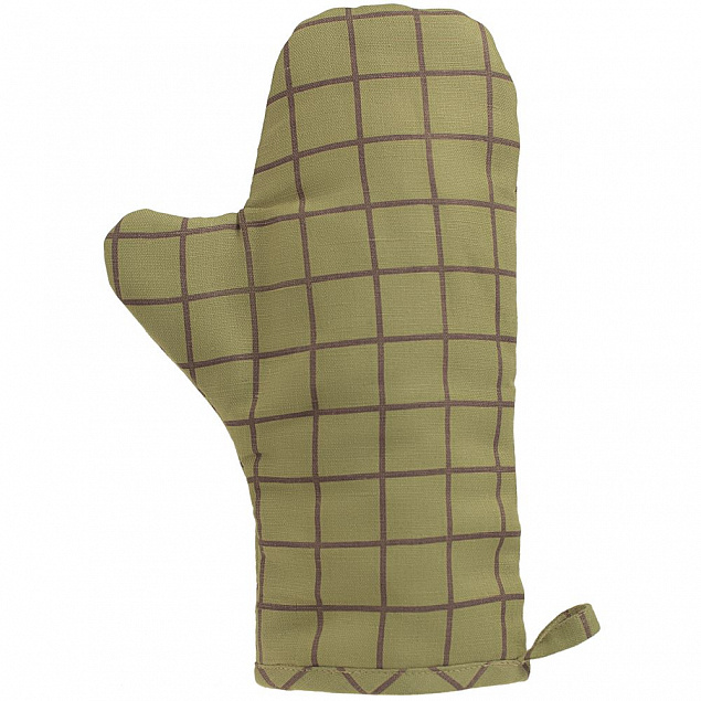 Прихватка-рукавица «Равиоли», зеленая с логотипом в Москве заказать по выгодной цене в кибермаркете AvroraStore