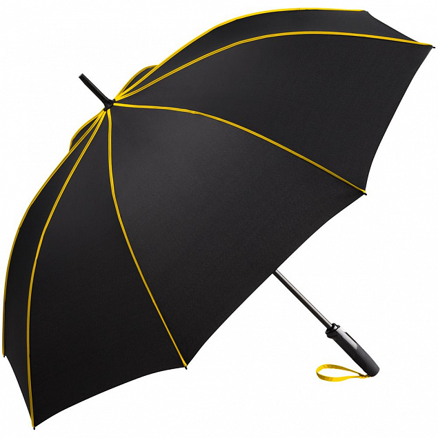 Зонт-трость Seam, желтый с логотипом в Москве заказать по выгодной цене в кибермаркете AvroraStore
