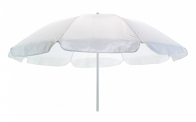 Пляжный зонт SUNFLOWER, белый с логотипом в Москве заказать по выгодной цене в кибермаркете AvroraStore