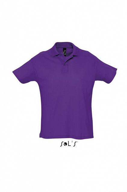 Джемпер (рубашка-поло) SUMMER II мужская,Темно-фиолетовый L с логотипом в Москве заказать по выгодной цене в кибермаркете AvroraStore