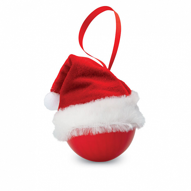 Рождественский шар в колпаке Д с логотипом в Москве заказать по выгодной цене в кибермаркете AvroraStore