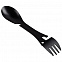 Походный столовый прибор Full Spoon, черный с логотипом в Москве заказать по выгодной цене в кибермаркете AvroraStore