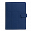 Ежедневник-портфолио Royal, синий, эко-кожа, недатированный кремовый блок, подарочная коробка с логотипом в Москве заказать по выгодной цене в кибермаркете AvroraStore