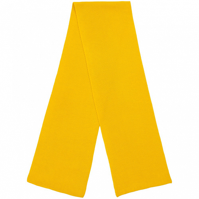 Шарф Life Explorer, желтый с логотипом  заказать по выгодной цене в кибермаркете AvroraStore