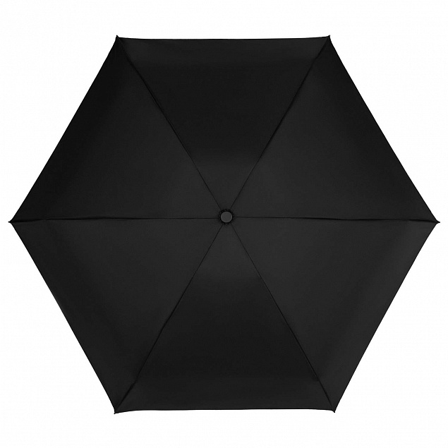 Зонт складной  Salana, черный с логотипом в Москве заказать по выгодной цене в кибермаркете AvroraStore