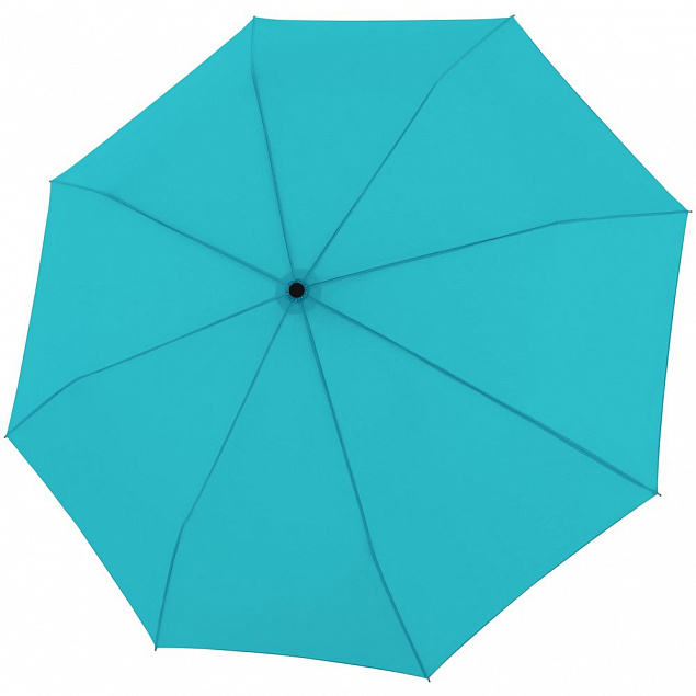 Зонт складной Trend Mini, синий с логотипом в Москве заказать по выгодной цене в кибермаркете AvroraStore