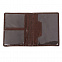 Чехол для документов Classic, коричневый с логотипом в Москве заказать по выгодной цене в кибермаркете AvroraStore
