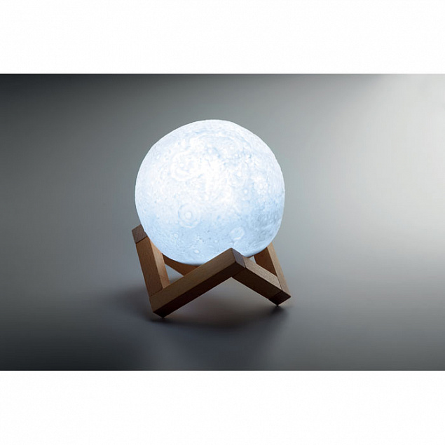Колонка Bluetooth в форме луны с логотипом в Москве заказать по выгодной цене в кибермаркете AvroraStore