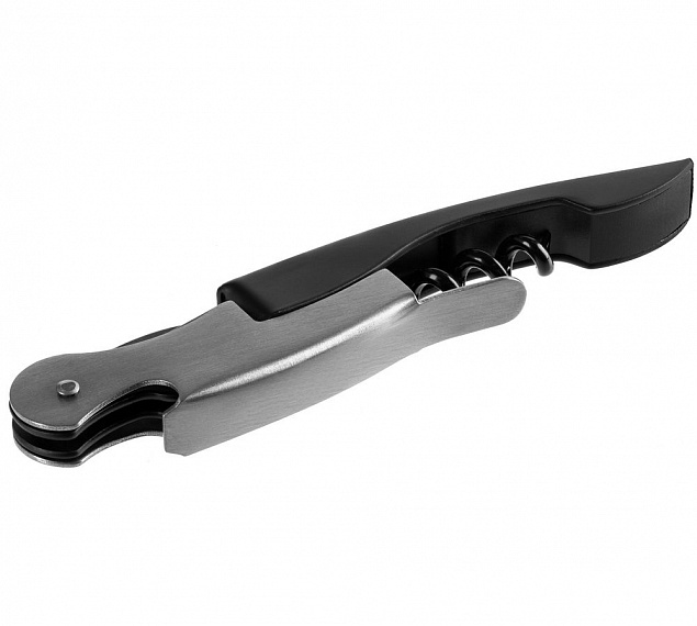 Нож сомелье Merlot, черный с логотипом в Москве заказать по выгодной цене в кибермаркете AvroraStore