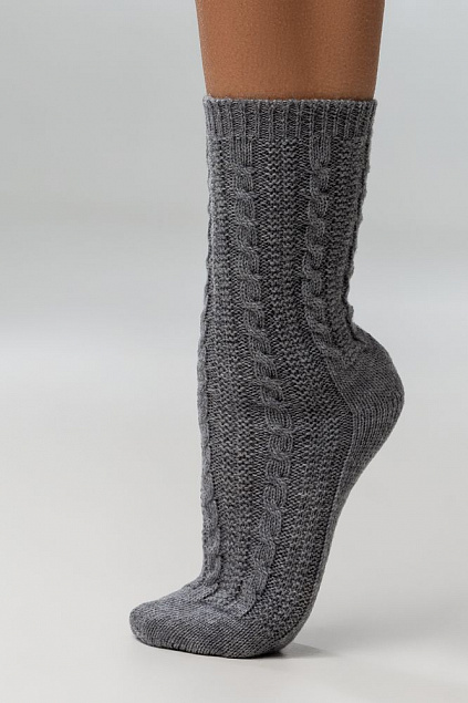 Носки Keep Feet, серые с логотипом в Москве заказать по выгодной цене в кибермаркете AvroraStore