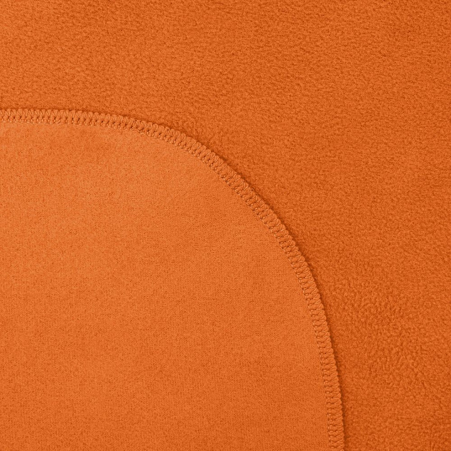 Флисовый плед Warm&Peace XL, оранжевый с логотипом в Москве заказать по выгодной цене в кибермаркете AvroraStore
