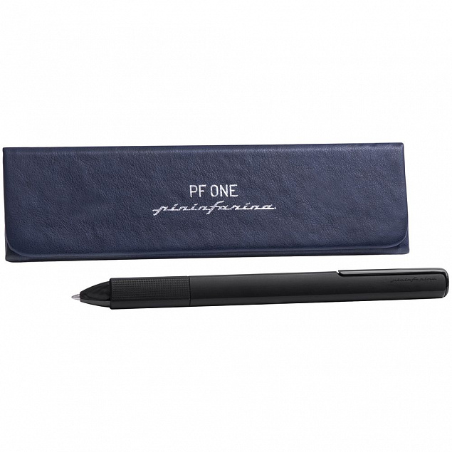Ручка шариковая PF One, черная с логотипом в Москве заказать по выгодной цене в кибермаркете AvroraStore