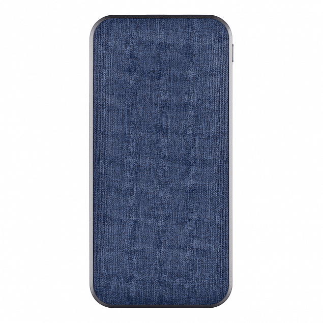 Внешний аккумулятор, Tweed PB, 10000 mah, синий, подарочная упаковка с блистером с логотипом  заказать по выгодной цене в кибермаркете AvroraStore