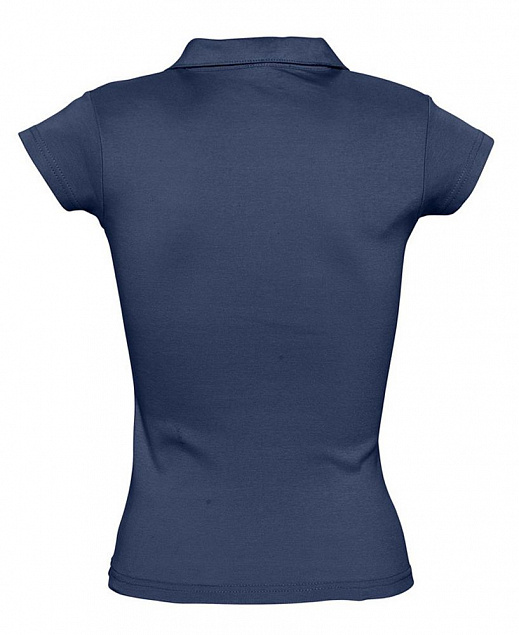 Рубашка поло женская без пуговиц PRETTY 220, кобальт (темно-синяя) с логотипом в Москве заказать по выгодной цене в кибермаркете AvroraStore