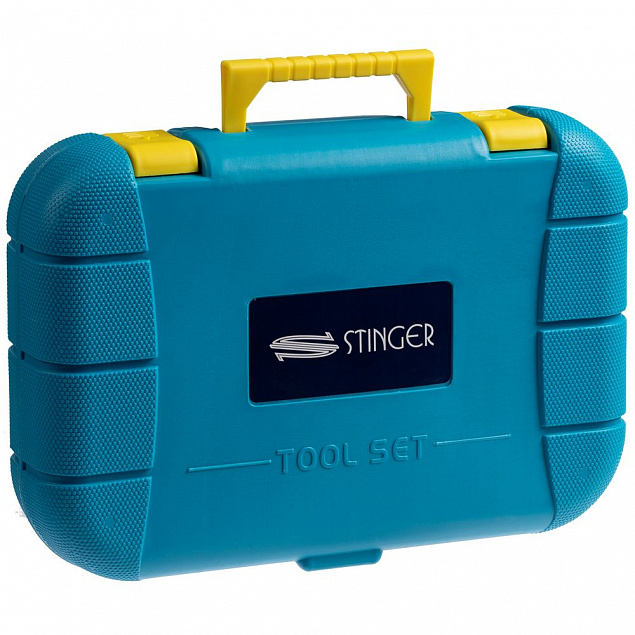 Набор инструментов Stinger 15, синий с логотипом в Москве заказать по выгодной цене в кибермаркете AvroraStore