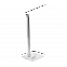 Настольная лампа Geek с беспроводной зарядкой (белый) с логотипом в Москве заказать по выгодной цене в кибермаркете AvroraStore