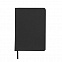 Ежедневник недатированный Duncan, А5,  черный, белый блок с логотипом в Москве заказать по выгодной цене в кибермаркете AvroraStore
